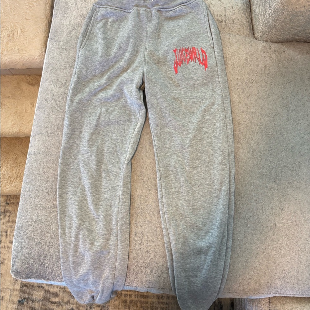 Juicy Couture Kids Gray Joggers with Red Logo